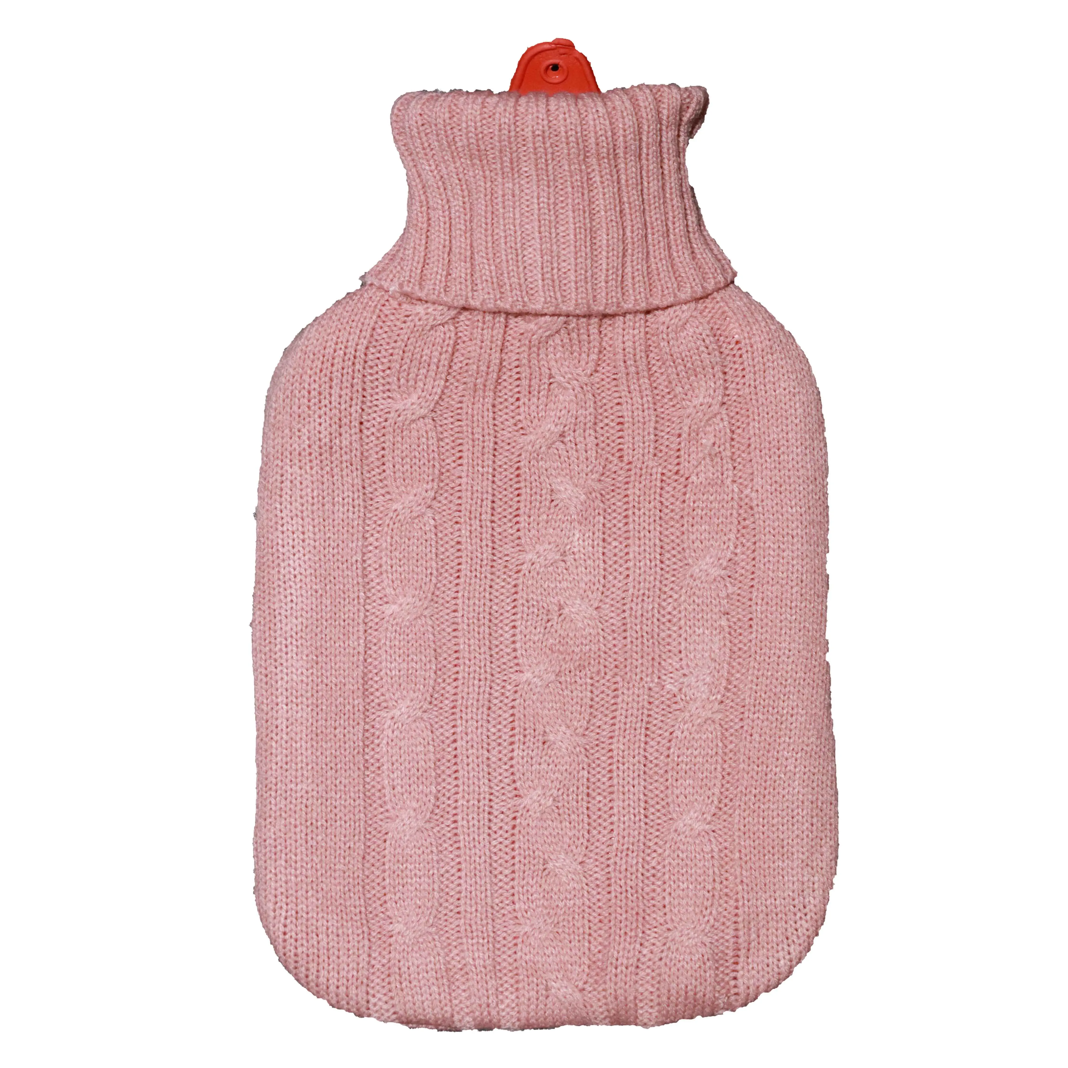 2L Hot Water Bag with Knitted Cover