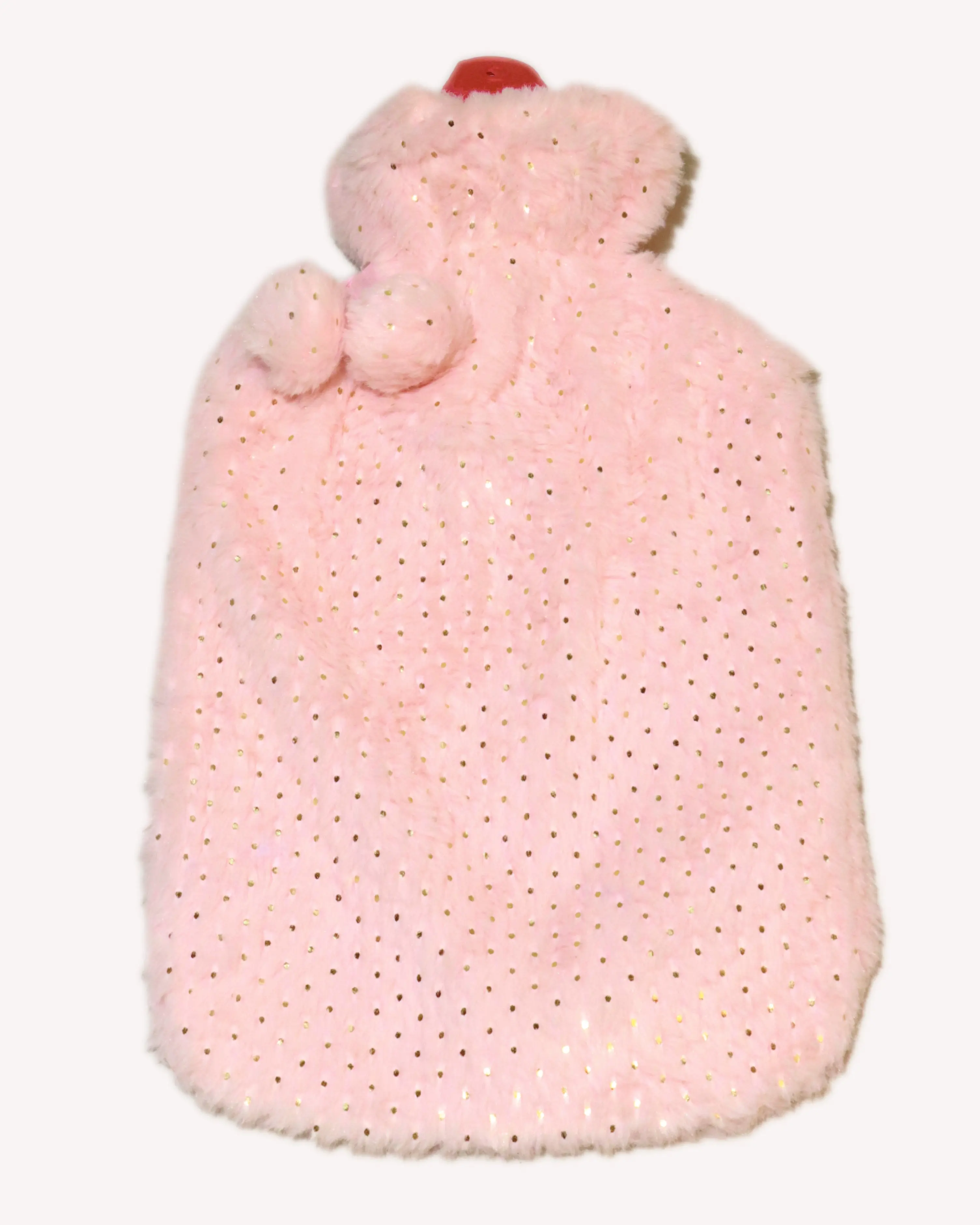 Beige & Blue 2L Hot Water Bag with Knitted Cover